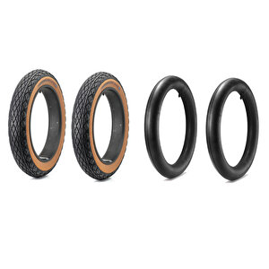 Arisun 20x4.00 3mm Zırhlı Fatbike Bisiklet Lastik Seti