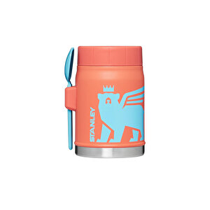 The Wild İmagination Vakumlu Çocuk Yemek Termosu Turuncu 410 Ml
