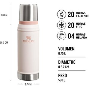 Klasik Vakumlu Paslanmaz Çelik Termos 0.75 Lt 10-01612-063