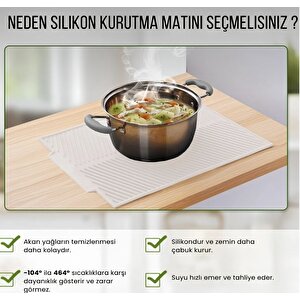 Silikon Bulaşık Kurutma Matı(44x33cm)