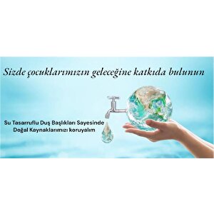 Ergonomik Tasarımlı Yağmurlama Modlu Duş Seti
