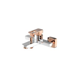 Salvo Plus Colours Lavabo Ve Banyo Bataryası Krome - Rose Gold
