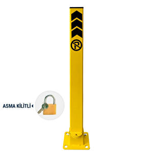 60 Cm Kilitli Otopark Direği – Park Bariyeri (asma Kilit Dahil)