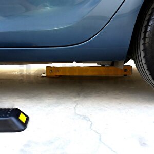 75 Cm Yukarıdan Kilitli Otopark Direği – 2'li Park Bariyeri Seti