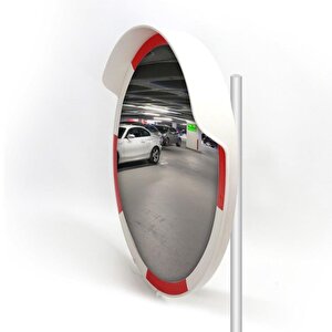 Trafik Güvenlik Aynası 80 Cm + 2 M Direk Seti
