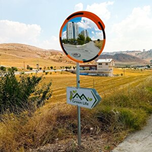 Otoparklar Ve Yol Kenarları İçin Tümsek Ayna – 80 Cm