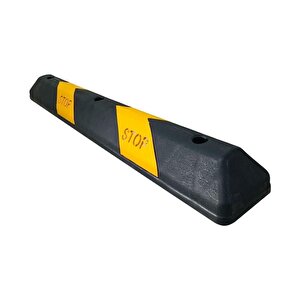 10'lu Set 110 Cm Plastik Araç Stoperi – Siyah-sarı Yüksek Görünürlük