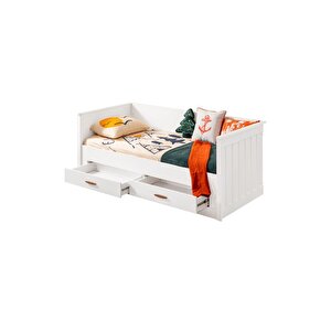 Montessori Karyola , Leton Açılır Çekmeceli Montessori Karyola + Comfort Yatak