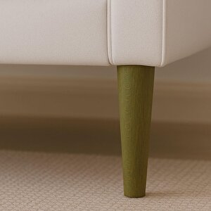 Ahşap Ayak 12 Cm Orman Yeşili M8 Civatalı Bağlantı Aparatlı Dolap Mobilya Koltuk Kanepe Destek Ayağı Ayakları