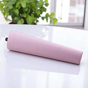 2 Adet Ahşap Ayak 15 Cm Açık Pembe M8 Civatalı Bağlantı Aparatlı Dolap Mobilya Koltuk Kanepe Destek Ayağı Ayakları