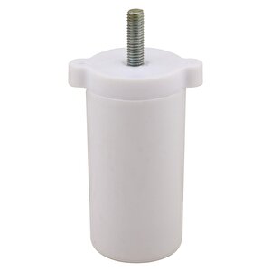 Gizli Mobilya Kanepe Sehpa Tv Ünitesi Koltuk Orta Destek Ayağı Ayarlanabilir 9.5 Cm Beyaz Baza Ayak