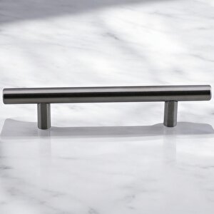 Mobilya Mutfak Çekmece Dolap Dolabı Kulbu Kulpu Kulpları Mia Mojan (96 Mm - 9.6 Cm) İnox Metal