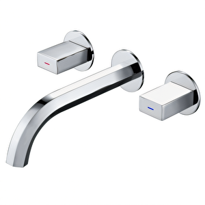 Nsk Tresa Ankastre Lavabo Bataryası, Krom, İç Set Dahil - N2191502