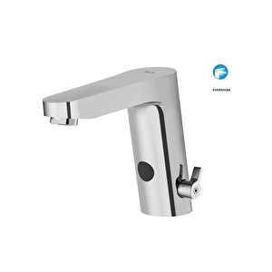 L30-e Fotoselli Lavabo Bataryası, Sıcak/soğuk Çift Su Girişli, Elektrikli+pilli Kullanıma Uygun, Krom - A5a5809c00