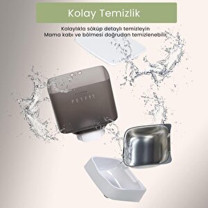 Petfit Elevate X 4l Wi-fi Akıllı Otomatik Kedi Köpek Mama Kabı Besleme Ünitesi (sesli Komut+çelik Kase+app Kontrol)