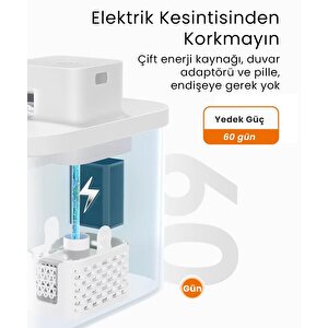 Petfit Aqua Flow 4l Çelik Hazne Wi-fi Bataryalı Akıllı Otomatik Kedi Köpek Su Pınarı Su Çeşmesi Su Şelalesi (ultra Sessiz+uv Filtr