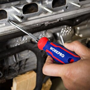 Workpro Wp200505 8 Parça Profesyonel Cr-v Manyetik Tornavida Seti