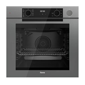 Artline Fryart & Steamart Qep64cpr Gri Cam Ankastre Fırın
