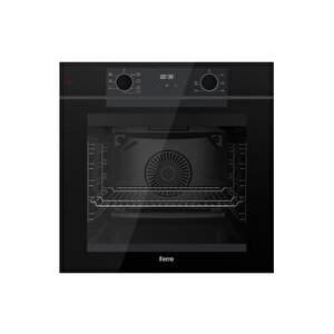 Ferre Steamart-fryart-silentart Serisi Siyah Set (sc405-wfa + Qep63cs +d080-sa ) - Döküm Izgara / 65 Cm Ocak