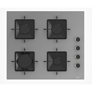 Fryart-silentart Serisi Gri Set (ss208 + Qep63cpr +d079-sa ) - Emaye Izgara