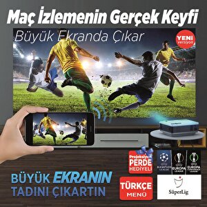 Vankyo Leisure 410 5g Wifi Projeksiyon Cihazı - 1080p Destekli - 240 İnç Yansıtma - Dahili Hoparlör - Ps5/ps4/xbox/hdmi