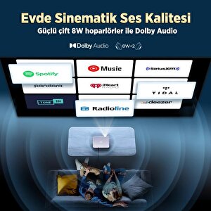 Vankyo Performance V700g Android Google Tv Hdr10+ 4k Destekli Projeksiyon Cihazı +auto Focus+auto Keystone+6g Wifi+5.2 Bluetooth+3