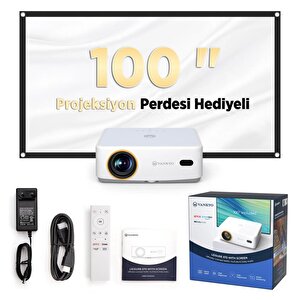 Vankyo Leisure L570b Smarttv 4k Destekli Projeksiyon Cihazı +auto Focus+auto Keystone+6g Wifi+5.2 Bluetooth+300 İnç Yansıtma+dolby