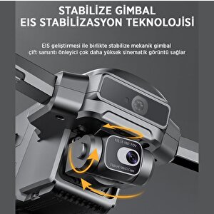 Sjrc F22 S2 Pro+ Combo 4k Kameralı Drone Seti - 2batarya+6km Menzil+çarpışma Sensörü+40 Dakika Uçuş Süresi+çanta+eis Gimbal