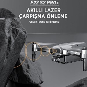 Sjrc F22 S2 Pro+ Combo 4k Kameralı Drone Seti - 2batarya+6km Menzil+çarpışma Sensörü+40 Dakika Uçuş Süresi+çanta+eis Gimbal