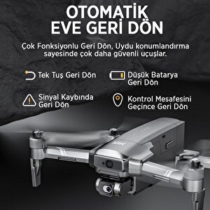 Sjrc F22 S2 Pro+ Combo 4k Kameralı Drone Seti - 2batarya+6km Menzil+çarpışma Sensörü+40 Dakika Uçuş Süresi+çanta+eis Gimbal