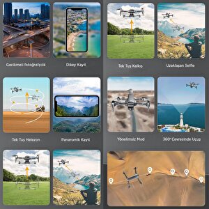 Sjrc F22 S2 Pro+ Combo 4k Kameralı Drone Seti - 2batarya+6km Menzil+çarpışma Sensörü+40 Dakika Uçuş Süresi+çanta+eis Gimbal