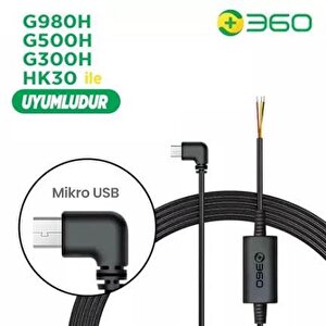 360+ Botslab G300h Pro 2k Qhd Adas Wifi + Gps 140° Geniş Açı Gece Görüşlü Akıllı Araç İçi Kamera + Park Modu Bağlantı Kablosu Comb