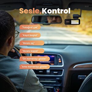 360+ Botslab G980h Pro Adas Ön Kamera Gerçek 4k Uhd Arka 2k Qhd 170° Geniş Açı Lens Gece Görüşü Dahili Gps Modülü Akıllı Araç İçi
