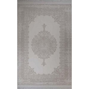 Gabardin Alessa 8011 Krem Serisi Triko Akrilik Salon Oturma Yatak Odası Halısı 200x290 cm