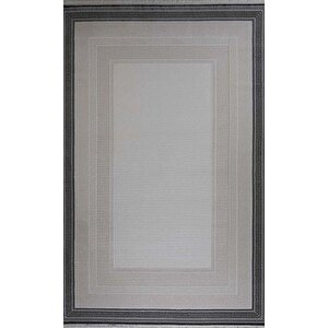 Gabardin Alessa 8001 Antrasit Serisi Triko Akrilik Salon Oturma Yatak Odası Halısı