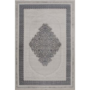 Jade 7023 Gri Serisi Triko Akrilik Salon Oturma Yatak Odası Halısı 200x290 cm