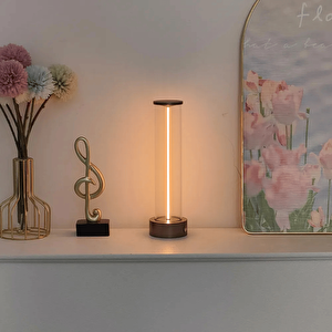 Dokunmatik Şarjlı Dekoratif Magnetik Led Masa Lambası