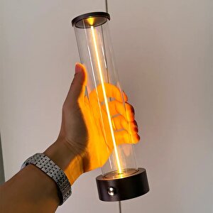 Dokunmatik Şarjlı Dekoratif Magnetik Led Masa Lambası