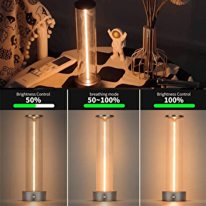 Dokunmatik Şarjlı Dekoratif Magnetik Led Masa Lambası