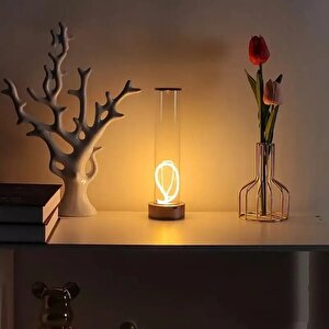 Dokunmatik Şarjlı Dekoratif Magnetik Led Masa Lambası