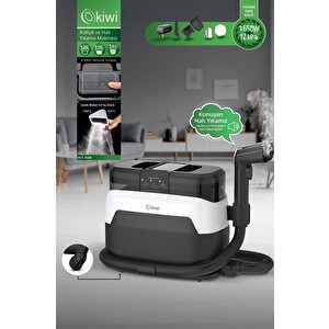 Kcc-4328 Pro Buharlı Sesli Uyarılı Dokunmatik Kontrol Panelli Koltuk Ve Halı Yıkama Makinesi