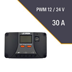 30a Amper Pwm Solar Güneş Akü Şarj Kontrol Cihazı