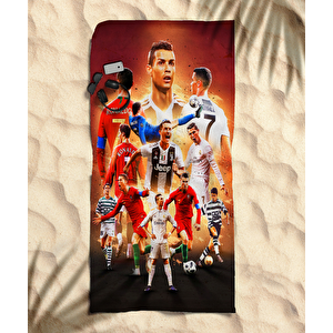 Ronaldo Temalı Plaj Havlusu