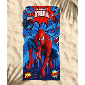 Spiderman Temalı Plaj Havlusu