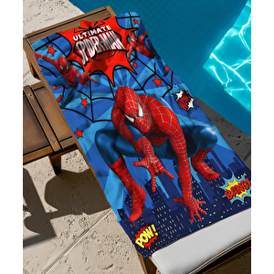 Spiderman Temalı Plaj Havlusu