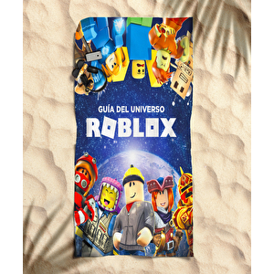 Roblox Temalı Plaj Havlusu