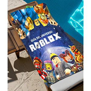 Roblox Temalı Plaj Havlusu