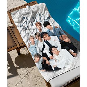 Stray Kids Temalı Plaj Havlusu