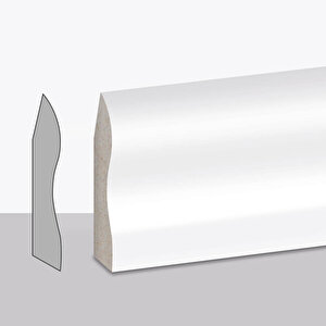 İnci Beyaz S Model 8cm Pvc Süpürgelik