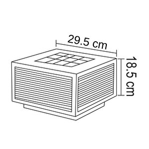 60 Watt Solar Set/baba Duvar Üstü Dekoratif Armatür